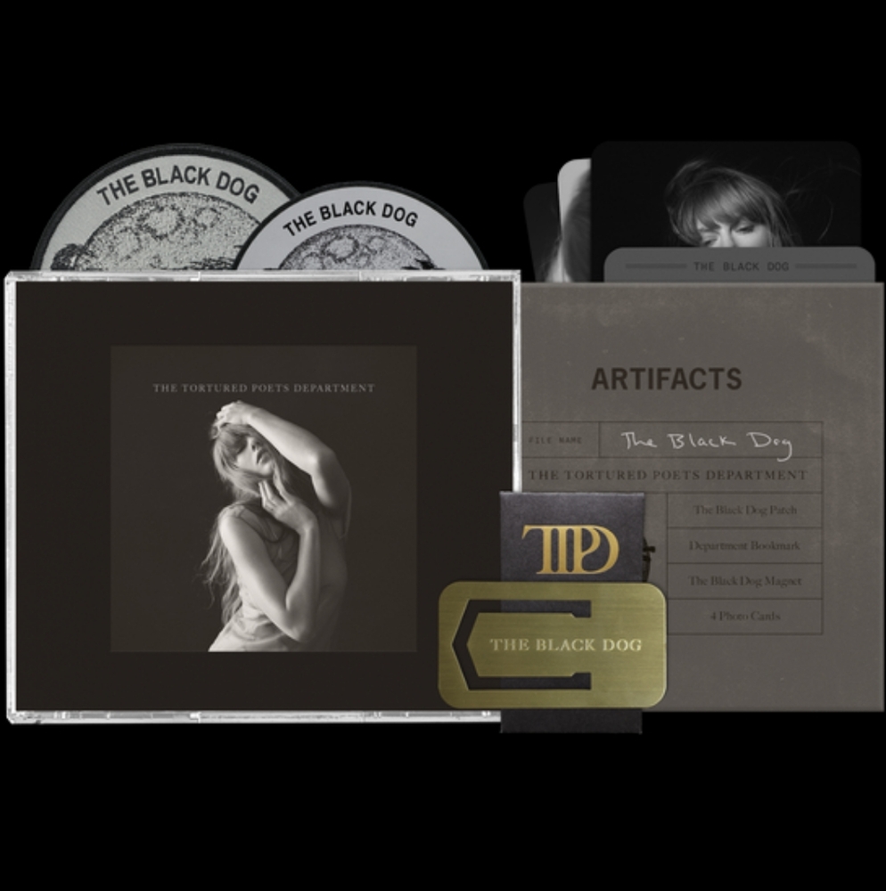 NWT The Tortured Poets Department Collectors Edition Deluxe CD + The Black Dog